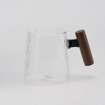 (티로직) 계수나무 450ml 내열 유리 머그컵(블랙) 2인세트/독일 티웨어 브랜드
