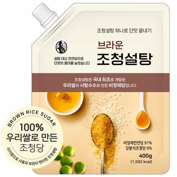 강봉석 브라운 조청설탕 400g